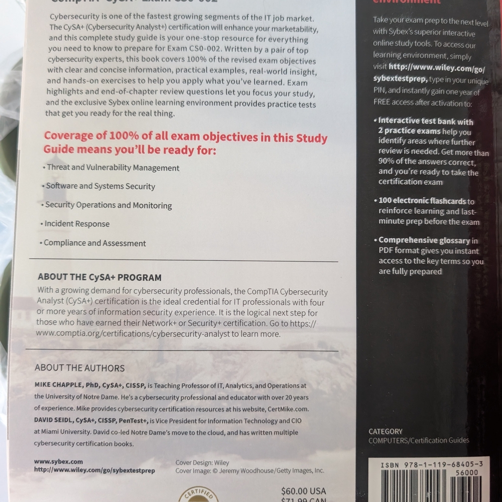 CompTIA CySA+ Certification Guide - Picture 2 of 2